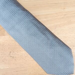 Altea Gray Microdot Silk Tie